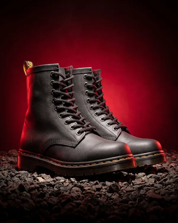 Botas tipo Martens - Gris mate