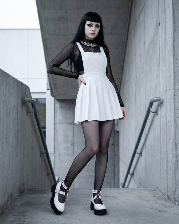 Zapatos Mary Jane blancos corazones