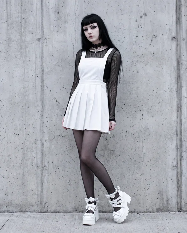 Zapatos Mary Jane blancos con lazo