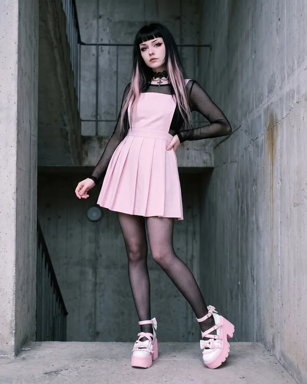 Zapatos Mary Jane rosados con lazo